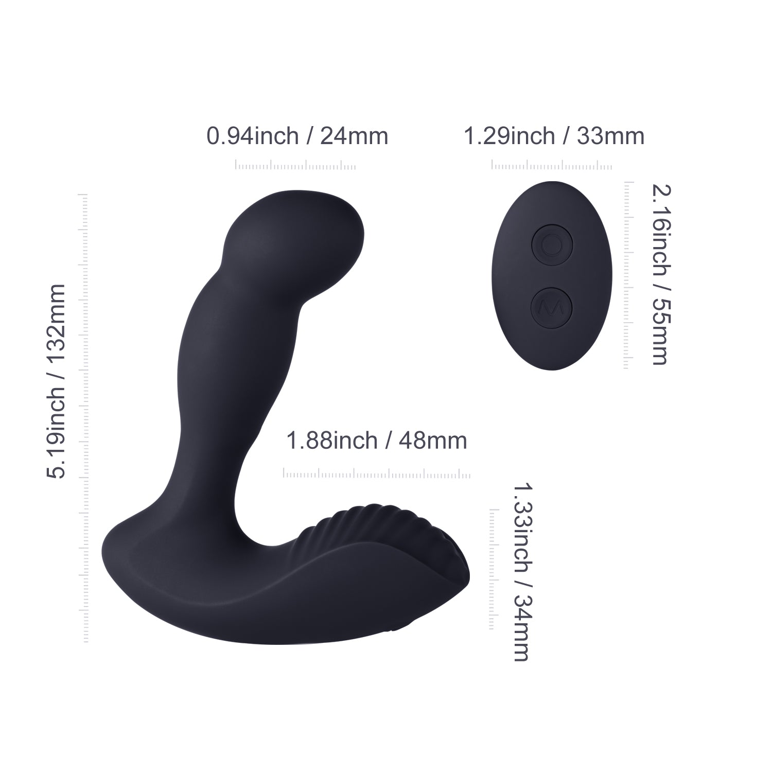 Quinn - Anal Vibrator Prostate Massager With Remote Controller