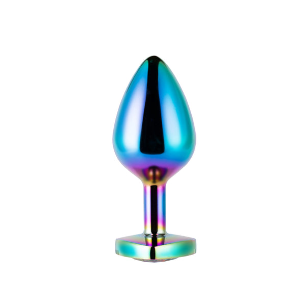 Crystal Love - Lasered Metallic Gem Anal Plug