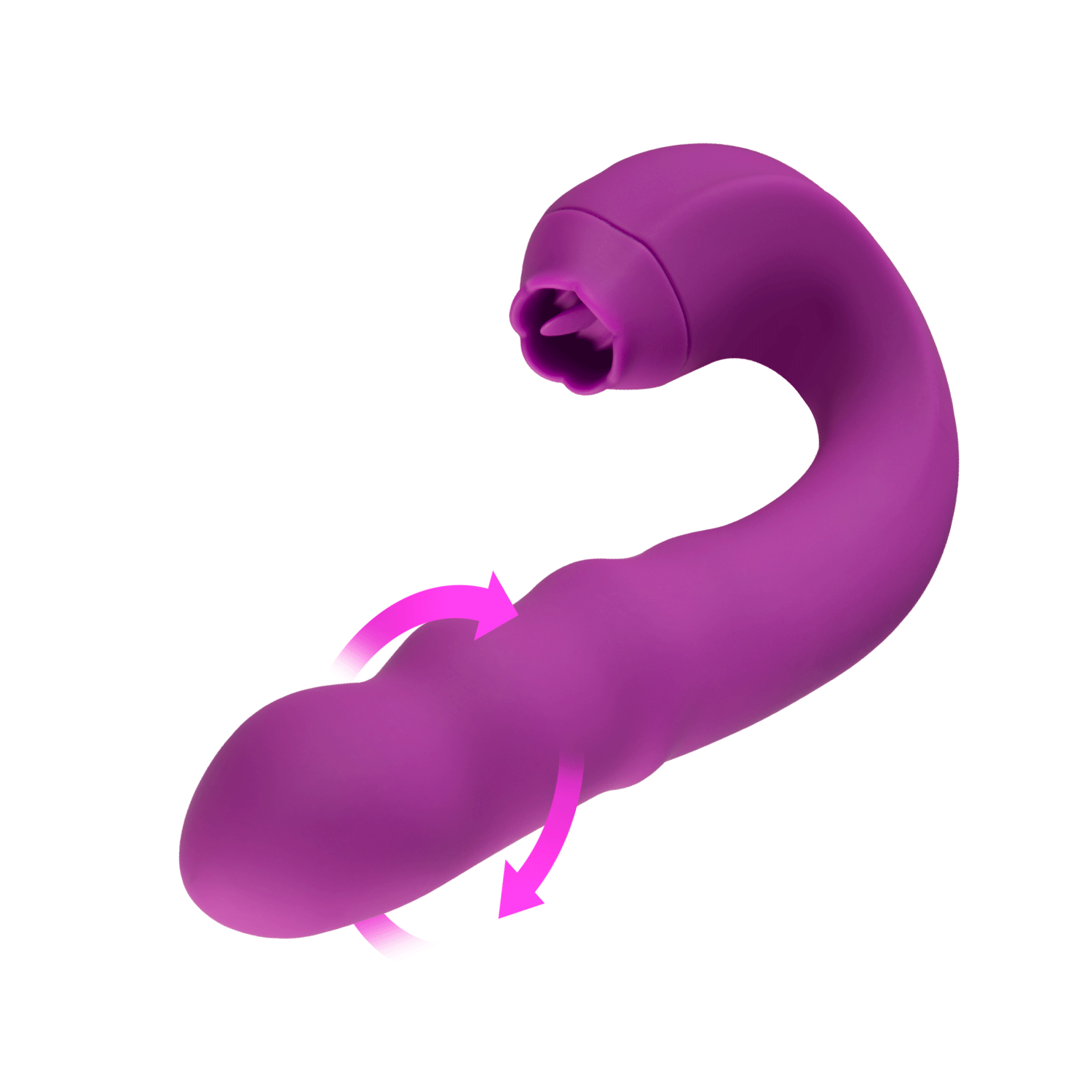 Lilian - G Spot Vibrator With Rotating Head & Vibrating Tongue